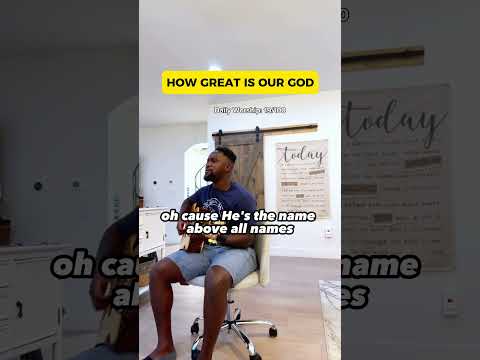 HOW GREAT IS OUR GOD by Chris Tomlin