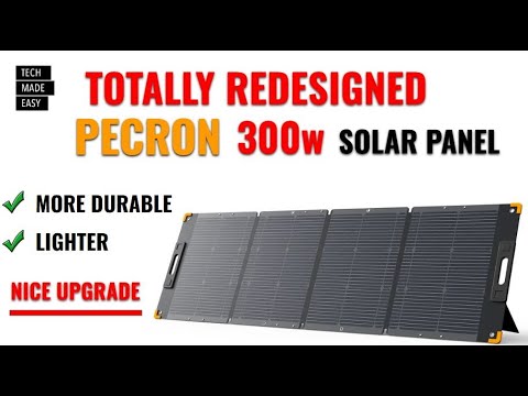 LIGHTER ! Durable ! Pecron 300w Solar Panel Pecron PV300