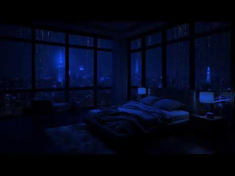 Fast Asleep in the City: Night Rain Sounds on Your Window