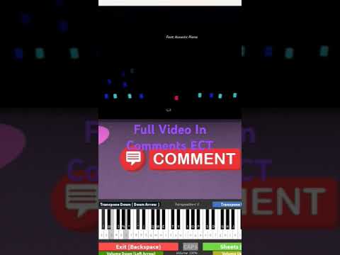 I Played MoonLight Sonata 3rd Movement With GhxldzVP Duet Full Video Above 🎹 #roblox #piano #remix W