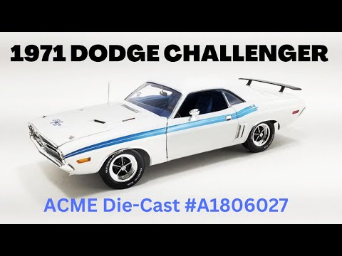 ACME 1971 Dodge Challenger R/T 1:18 Scale Diecast Replica A1806027