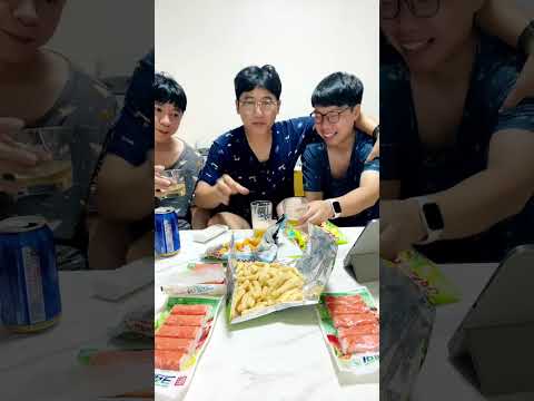남자셋 통영 여행 술먹방 라이브