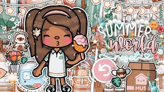 *AESTHETIC* Summer World Reset 🦜🌺🌟˖ ࣪ ⸝ || *VOICED* 🎙|| Toca Boca Life World Roleplay 🥨🥝🌷💫🐠ɞ ꒦₊˚