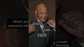 George Foreman: A Legendary Champion Who Inspired Generations #rip #georgeforeman #boxinglegend