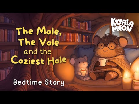 🐭 The Mole The Vole & The Cosiest Hole 🐭 CUTEST Bedtime Story for Kids | Relaxing Music | Koala Moon