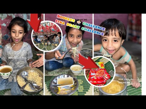 Noodles challenge, 🍝 itna sary khan se ai 😳 kon jeeta ga AwaisUsmanVlogs