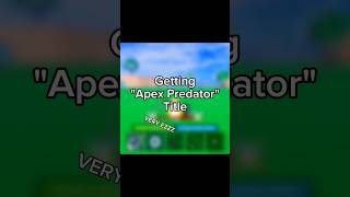 HOW TO GET APEX PREDATOR TITLE #bloxfruits #roblox #apexpredator #bloxpiece #onepiece #dragonrework