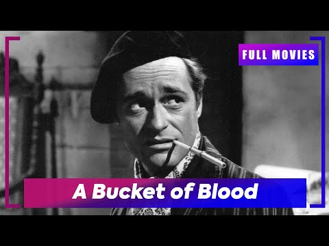 🎬 A Bucket of Blood (1959) | English Full Movie | Don't Miss Out!