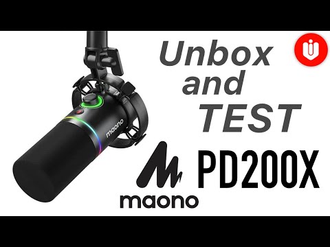 Unboxing & Test: Maono PD200X Dynamic Microphone [USB-C/XLR 2-in-1]