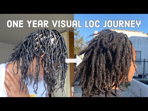 One Year Locd | One Year Visual Loc Journey | My Personal Growth 🌱