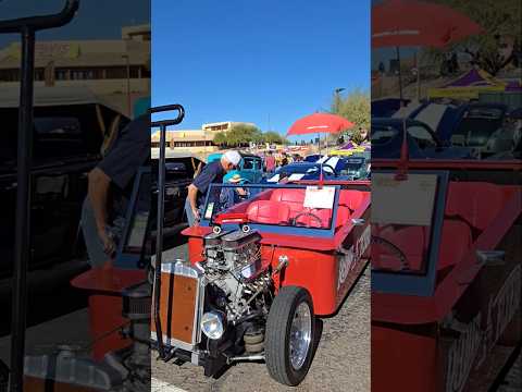 Little red wagon hot rod 😍 #automobile #customcars #classiccars