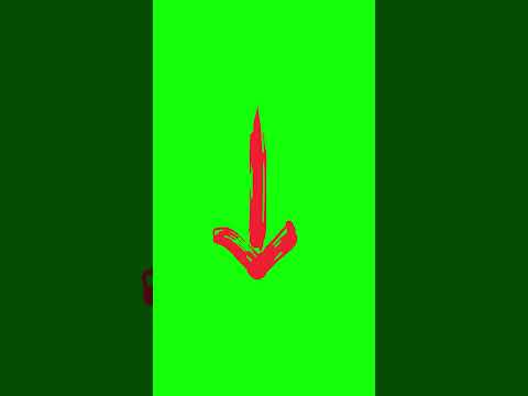 Down Arrow Animation Green Screen