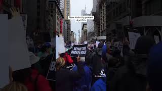 USA handsoff protest. #handsoff #April5 #usaprotest #newsfromusa #trumptariffs