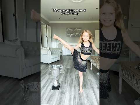 When you get top marks at the cheer competition 🏆 #jonathanjoly #shorts #cheerleader ￼