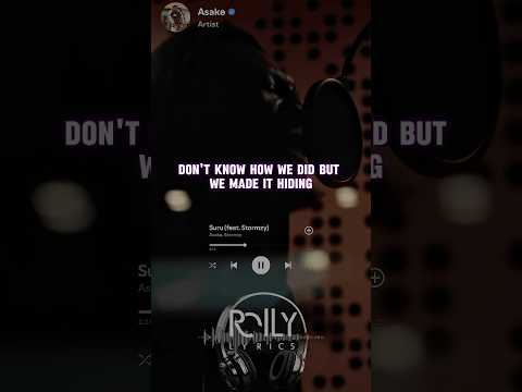 Asake, Stormzy - Suru (Lyric Video) #asake #stormzy #suru #newmusic