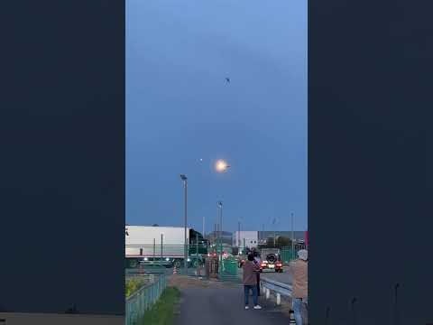 岐阜基地夜間飛行訓練からの着陸 3