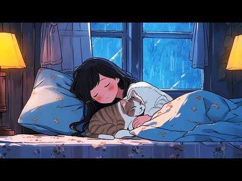 Sleepy Vibes Lofi a Rainy Night ☔ Lofi Music for a sweet dream 💤 Beats to sleep / chill vibes