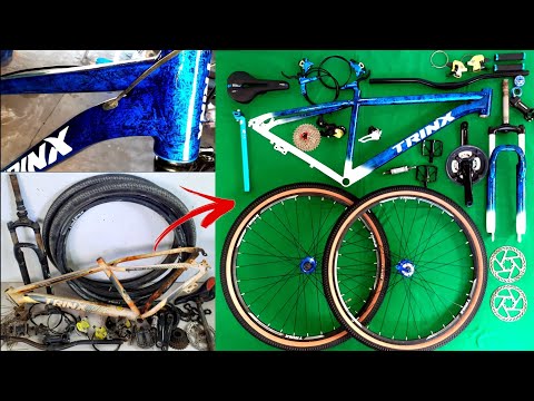 TRINX Majes Limited Edition 29er  [Restoration] Customized Paint #mtb #custom #howto
