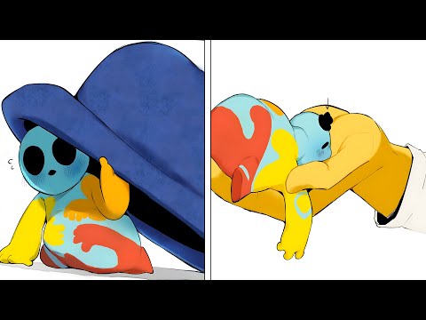 Doey and Player Tiny Forms at Buddy | Poppy Playtime Chapter 4 | Comic Dub