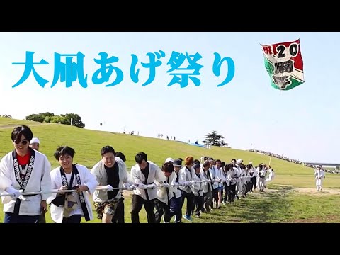 伝統行事「大凧あげ祭り」…埼玉・春日部