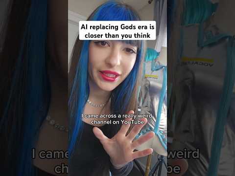 Can AI replace God? 💀 #youtube #creepystories #weird #youtubechannel #religion #creepy #scifi