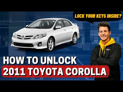 How to Unlock: 2011 Toyota Corolla (without a key)