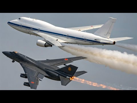 Chinese J20 Fighter JETS shocked US Military Plane Poseidon , Then THIS Happened...