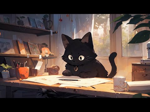 Study with cats ✏️ Chill with my cat [ Relax / Chill / Study / Stress Relief ]