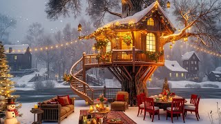 MONDAY JAZZ: Christmas Bossa Nova ☕ Cozy Winter Morning Cafe BGM for Work & Study
