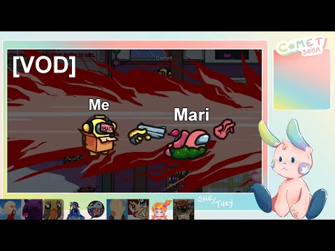 Among Us w/ MariKyuun (MariKyuun Subathon Stream alternate perspective) [VOD]