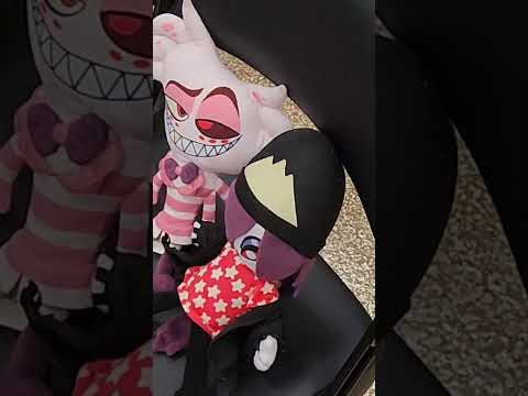 Angel Dust And Octavia attending the live taping of @KIIITV Domingo Live #hazbinhotel #kiiitv #tv3