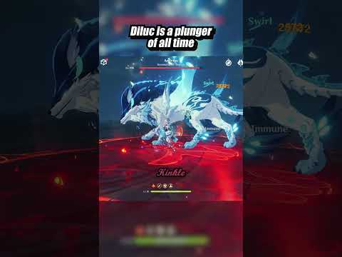 DILUC IS THE GREATEST PLUNGER #diluc #xianyun