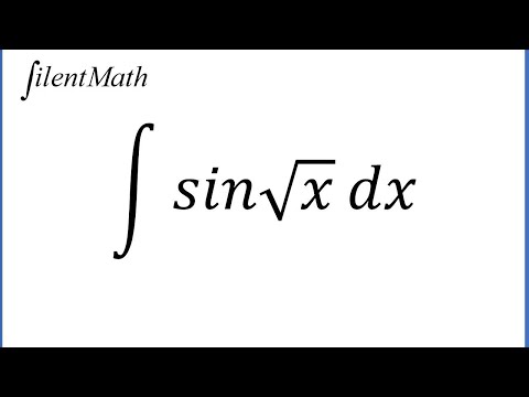 Integral of sin(sqrt(x))