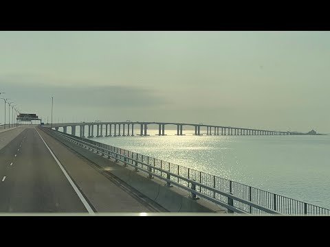 World’s longest sea crossing bridge and tunnel system ~~ 🌉HongKong to Macau #HZMB @hzmbeauty297