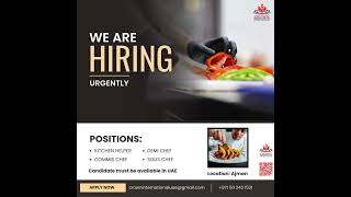 Chef jobs in Dubai  #uae #dubai #uaejobs #realestate #jobsearch #hiring #ajman #job #applynow