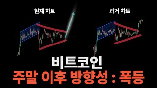 비트코인 주말 이후 방향성은 다음과 같습니다.