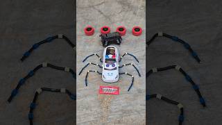Upgrade Monster Police Car Spider [DIY]  #creepycartoy  #mcqueen #choochoocharles #monstercar