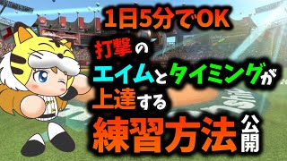 【パワプロ】エイムとタイミングが上達する打撃練習方法公開　僕はこれでバッティングうまくなりました。