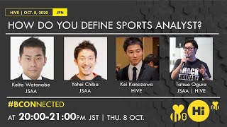 HiVE October 2020 | スポーツアナリストとは？
