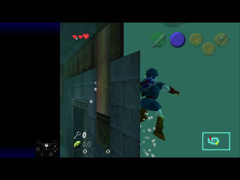 Water Temple Bombable Wall Chest with Hookshot and Iron Boots