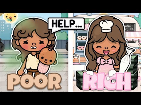 POOR To RICH Bakery Owner 🧁 | with voice 🔈| Toca Life World RP