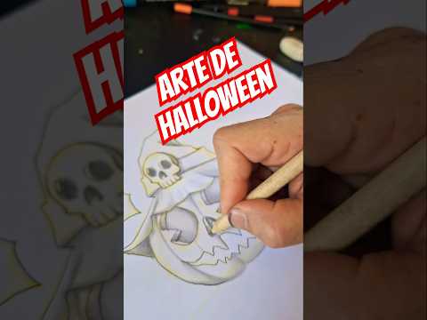 Halloween 🎃 art #shorts  #Halloween #drawing  se inscreva no canal galera e deixe o like!
