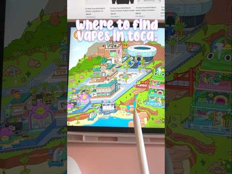 Where To Find VAPES In Toca Boca 🚬 #tocaboca