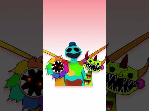 Sprunki Doey & Pianosaurus & Yarnaby SYMBIOSIS Phases #sprunki #incredibox #incrediboxsprunki