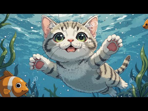 Underwater Adventure 🐟 Morning Summer Lofi🐱 Lofi Hip Hop / Deep Focus , work, relax, study