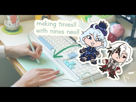 making genshin phonecharms with ninos neo ✧