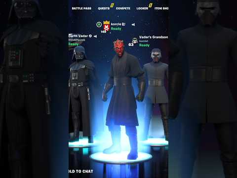 Darth Vader Plays Fortnite With Darth Maul & Kylo Ren! 🤣 #shorts