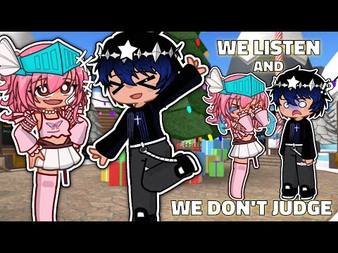 We Listen and We Don't Judge 🩷💙 | Vani and Kyle in Gacha | Gacha Roblox skit