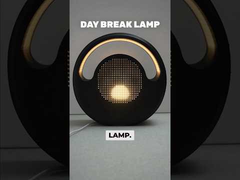 How I Made the Day Break Lamp 🌅 #lightbulb #autodesk #fusion360