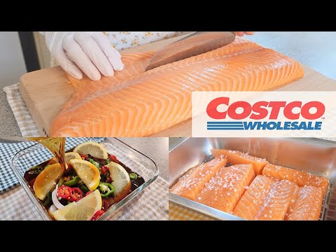 How to Eat Costco Salmon🍣Soy Sauce Marinated Salmon